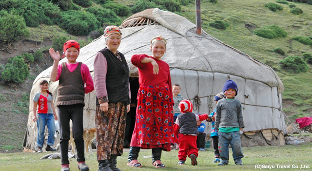 パミール・アライに暮らすキルギス族