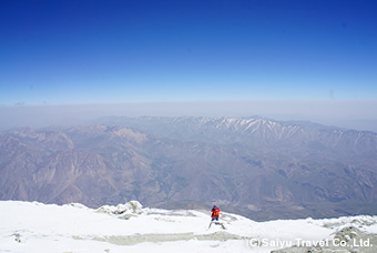 頂上付近からの風景