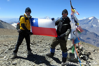 エルプロモ峰（5,430m）登頂