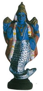 魚(マツヤ)の化身像