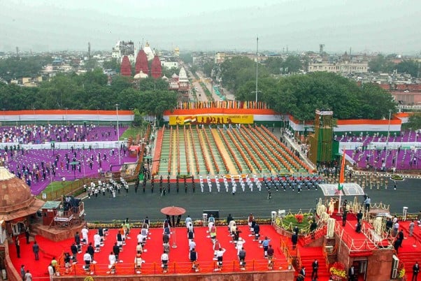 インド共和国記念日のパレード