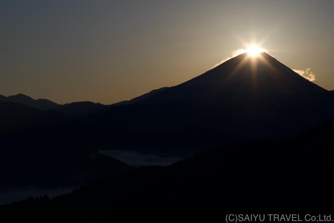 ■ツアーレポート神秘の絶景 ダイアモンド富士を撮る！