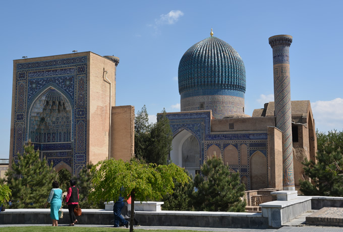 ウズベキスタンの青の都サマルカンド