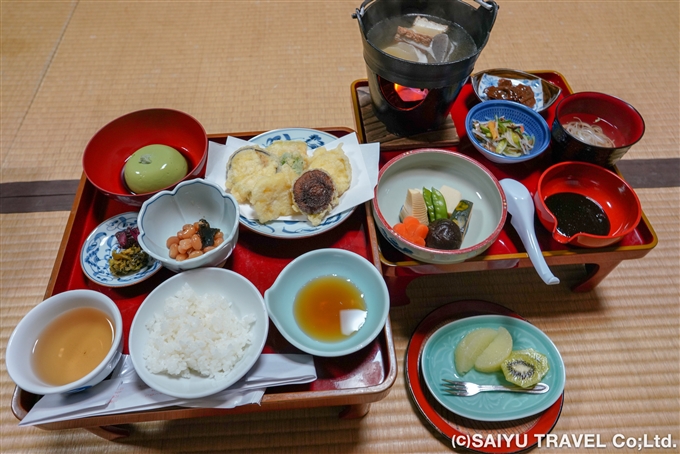 金剛三昧院の夕食（精進料理）