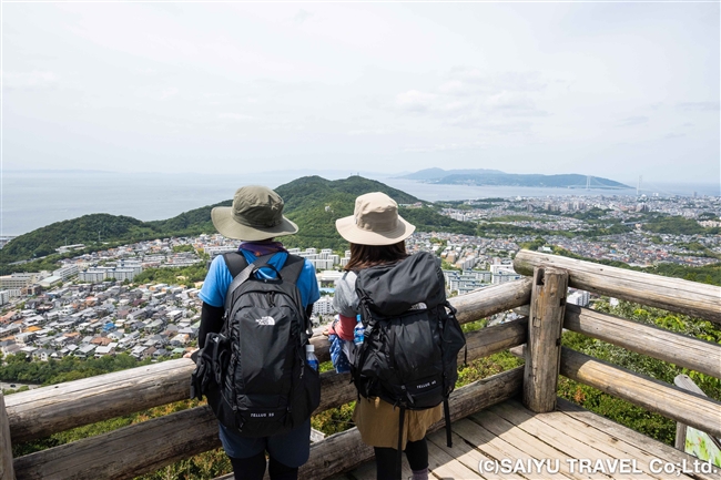 栂尾山山頂にて