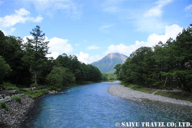 日本の名勝・上高地へ　②河童橋から徳沢へ