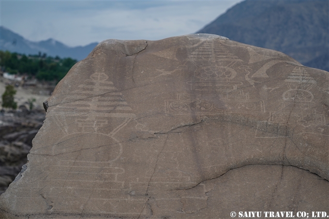 チラス岩絵　Chilas Rock carving Petroglyph (7)