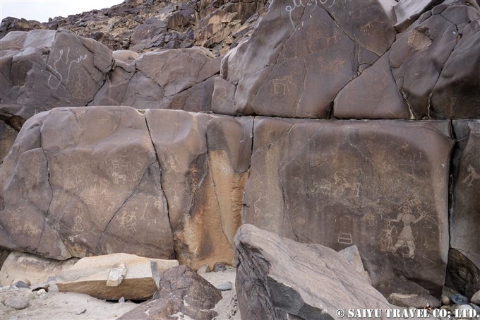 チラス岩絵　Chilas Rock carving Petroglyph (17)
