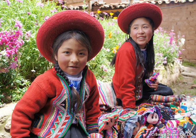 色鮮やかな民族衣装（ペルー）