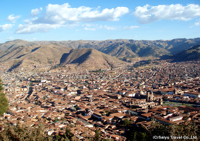 かつてのインカの都・世界遺産のクスコ（ペルー）