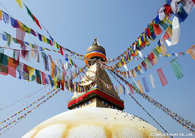 ネパール一大きな仏塔を持つ寺院・ボダナート