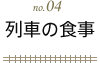 青蔵鉄道の車両の食事