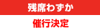 残席わずか　催行決定